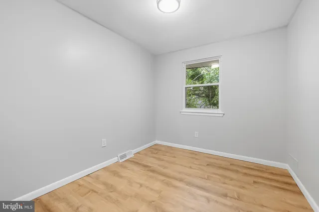 a view of a window in a room