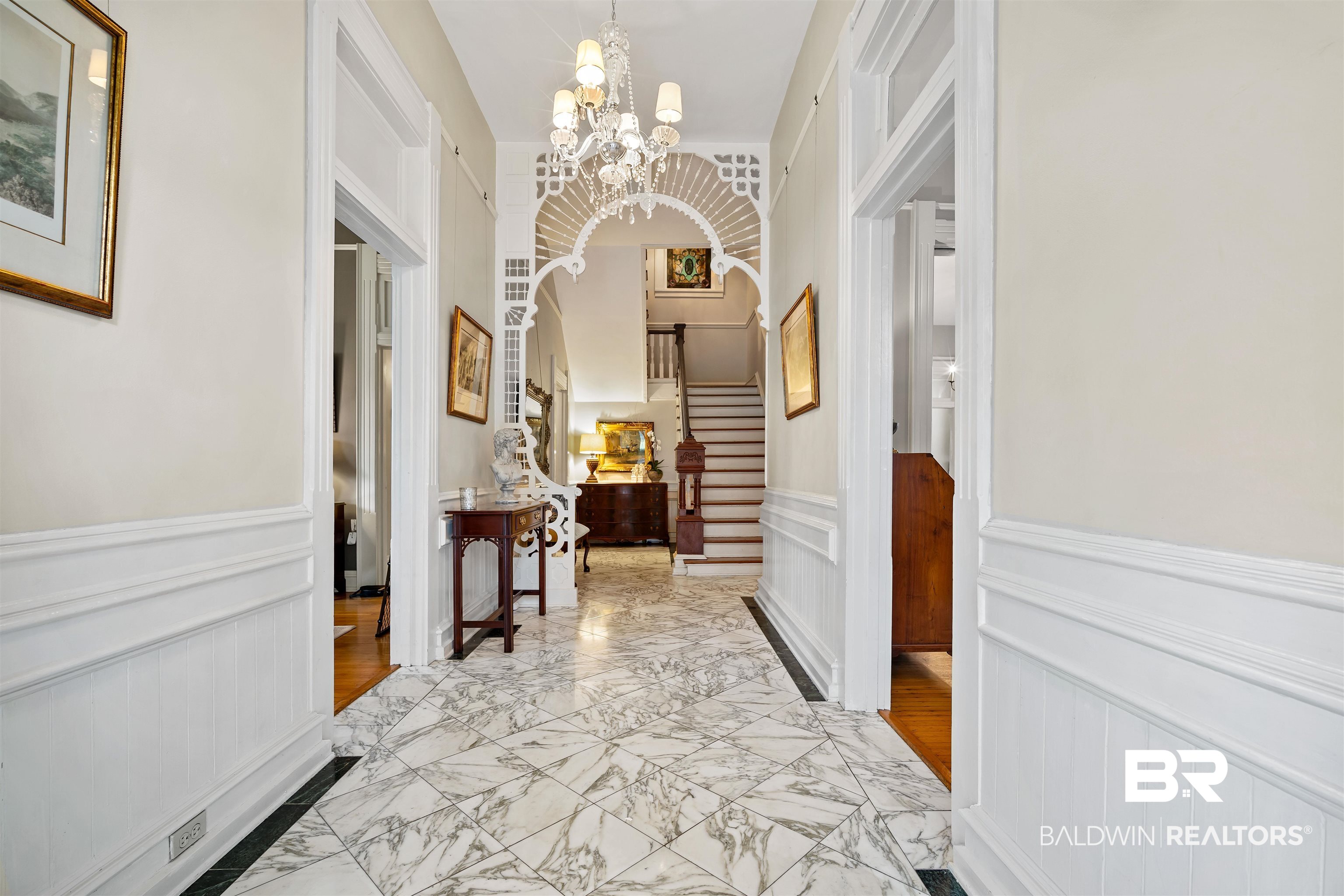 1314 Dauphin Street Mobile, AL 36604 - Photo 10 of 61 Foyer featuring a notable chandelier