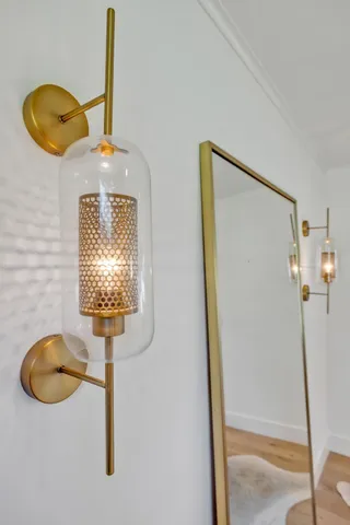 a close view of door lock