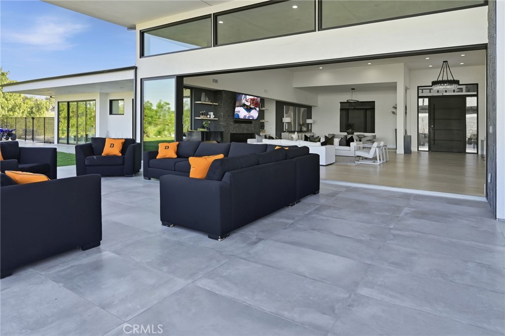 7663 East Corto Road Anaheim Hills, CA 92808 - Photo 47 of 58 Magnificent Loggia continues....TV image digitally enhanced