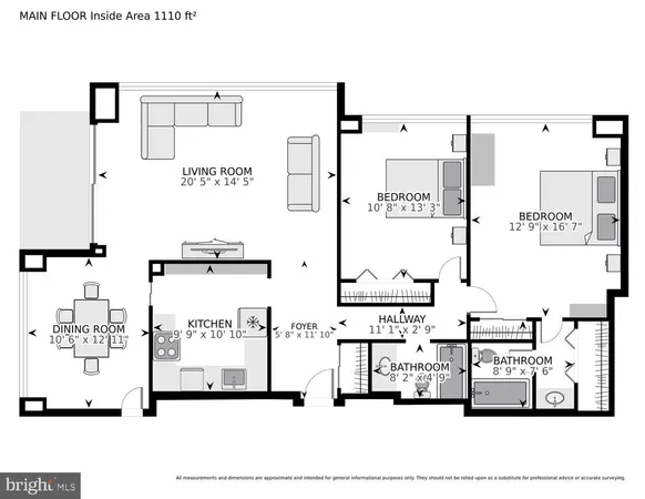 $449,900 | 5500 Friendship Boulevard, Unit 2117N, Chevy Chase, MD 20815