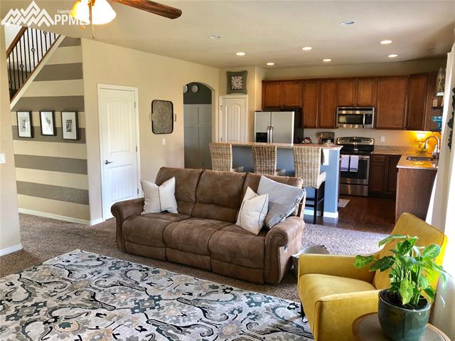 7888 Calabash Road Colorado Springs, CO 80908 - Photo 6 of 25 Large Open Concept Living Area