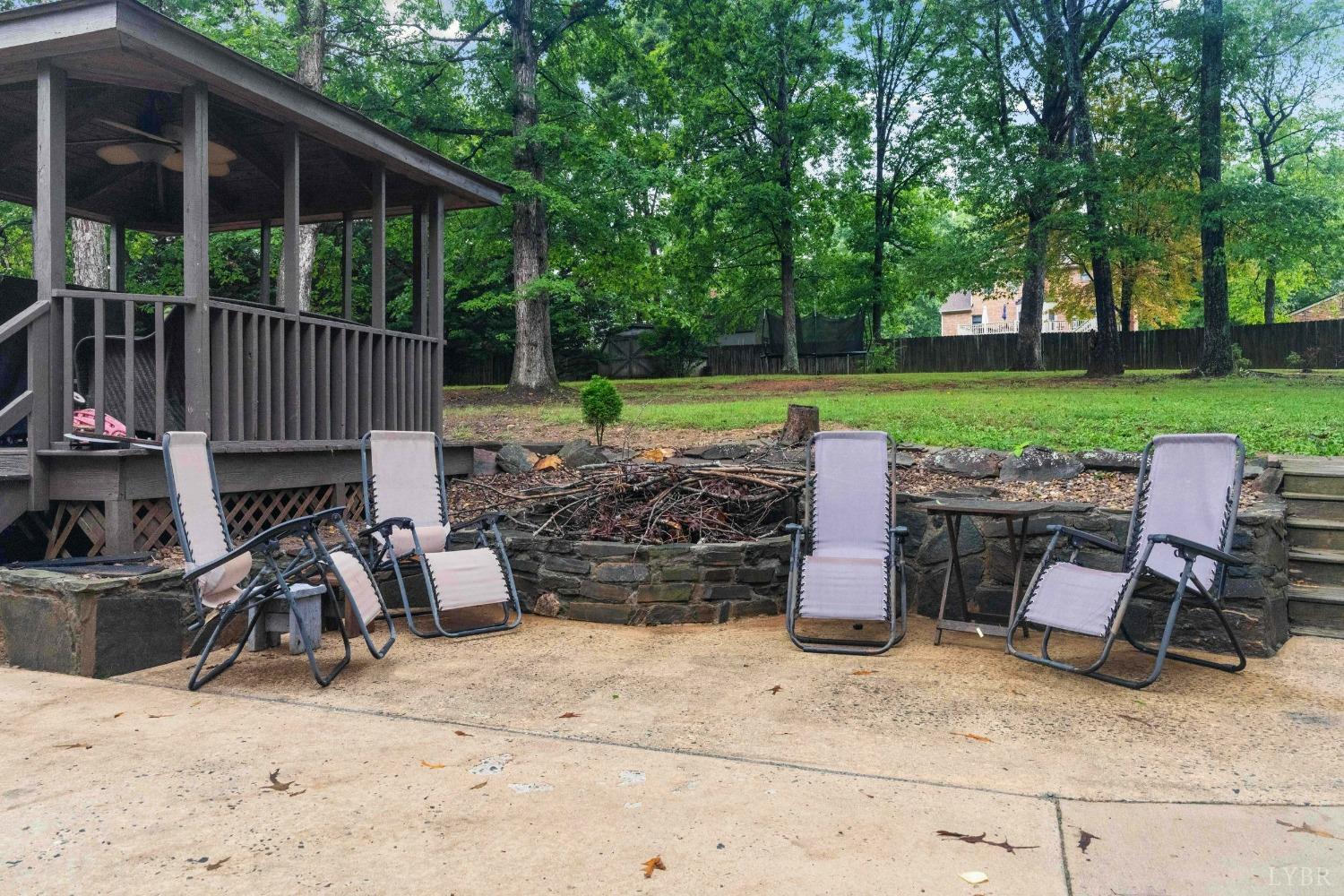 858 Farfields Drive Lynchburg, VA 24502 - Photo 55 of 61 a view of backyard with seating area and green space