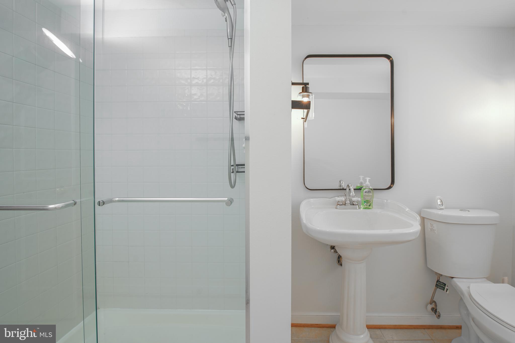 5602 Hawthorne Street Capitol Heights, MD 20743 - Photo 51 of 68 a bathroom with a sink toilet and mirror