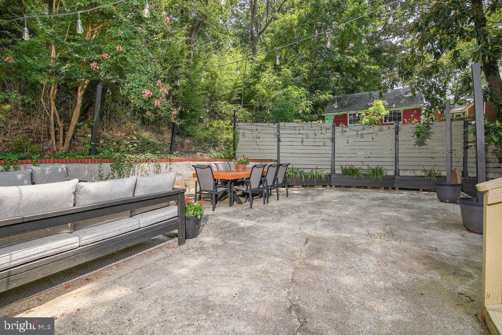 5602 Hawthorne Street Capitol Heights, MD 20743 - Photo 62 of 68 Spacious Patio Backing to the Trees