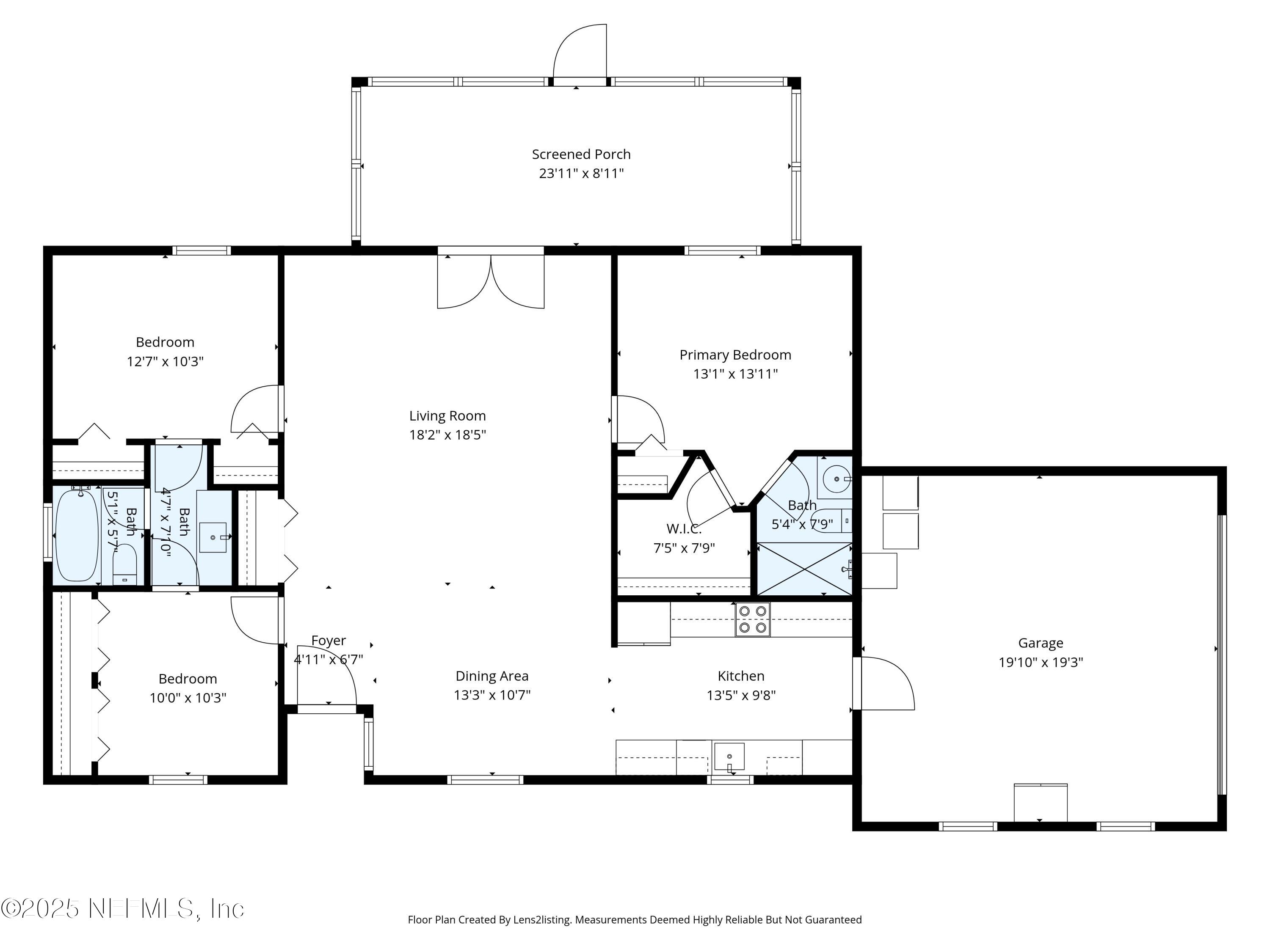 2836 Eagle Point Road Middleburg, FL 32068 - Photo 44 of 44 a picture of a floor plan