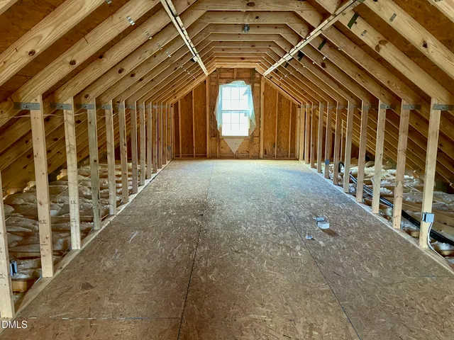 a view of a yard with an outdoor space