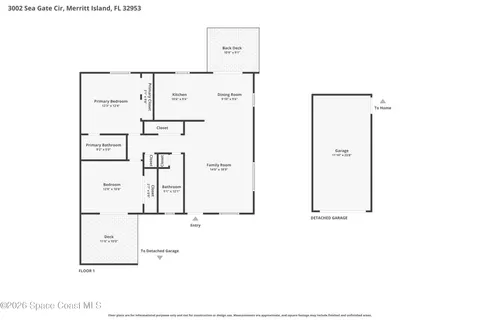$275,000 | 3002 Sea Gate Circle, Merritt Island, FL 32953