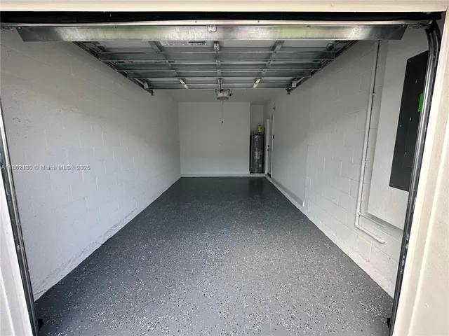 a view of a room with racks