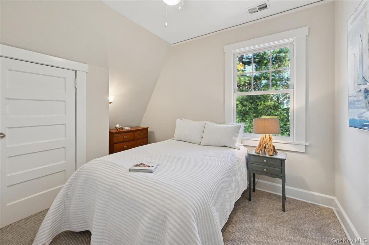 31 Emerson Road Larchmont, NY 10538 - Photo 26 of 43 This bedroom is at the top of the backstair case and overlooks the backyard.