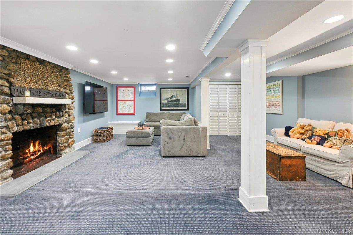 31 Emerson Road Larchmont, NY 10538 - Photo 31 of 43 The basement offers plenty of room for play, exercise, & hanging out.