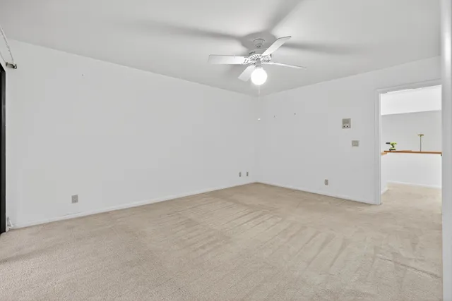 a view of a garden with a lake