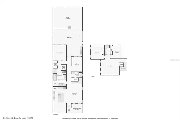 $525,000 | 624 Winterside Drive, Apollo Beach, FL 33572