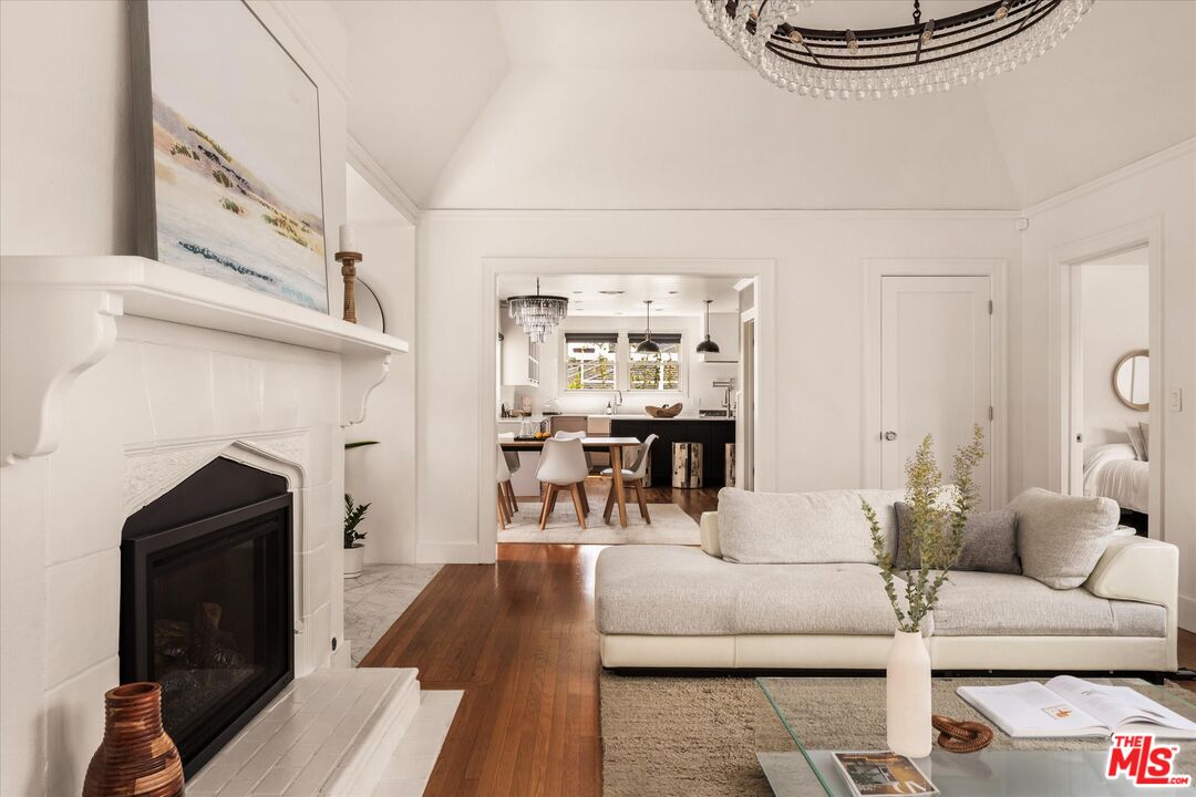 1735 Idlewood Road Glendale, CA 91202 - Photo 6 of 64 a living room with furniture and a fireplace