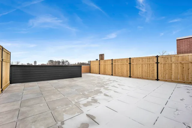 a view of balcony with city view
