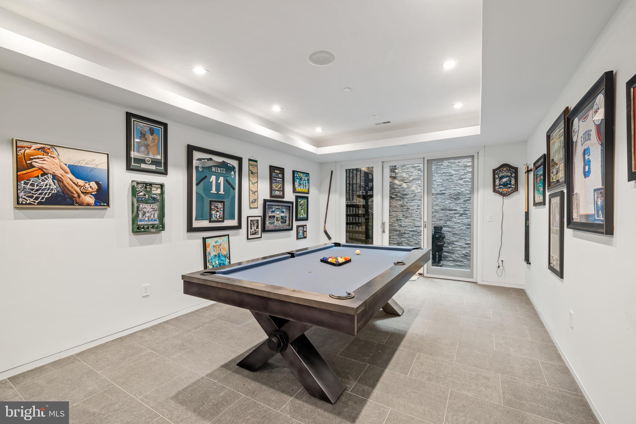 1727 Delancey Place Philadelphia, PA 19103 - Photo 26 of 35 a room with pool table and windows