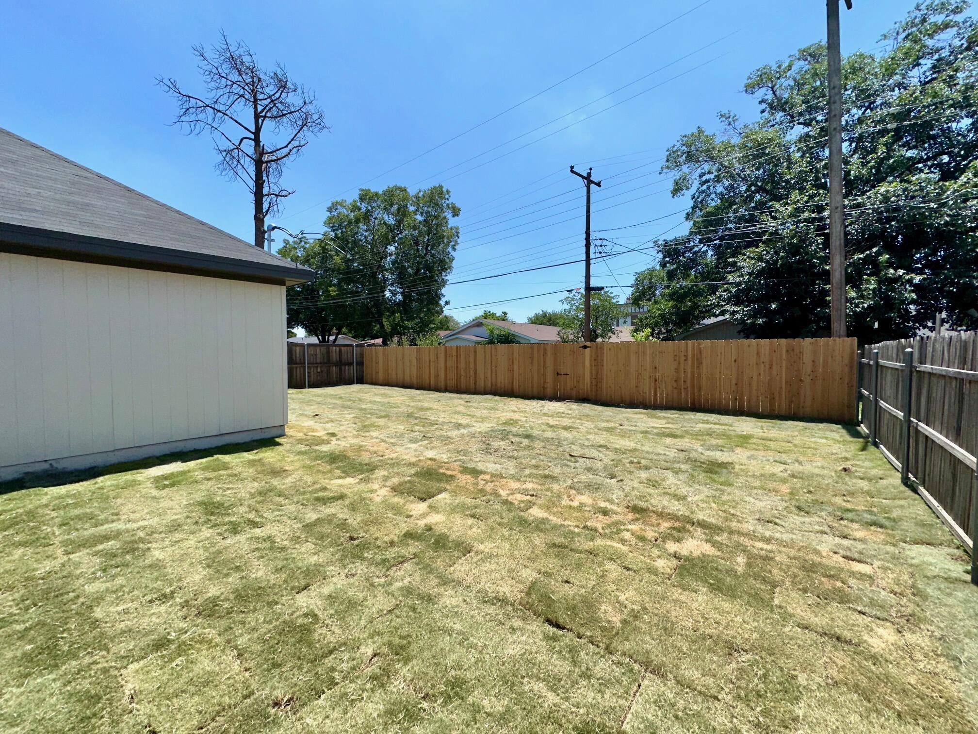 2617 47th Street Lubbock, TX 79413 - Photo 12 of 12 a view of a backyard