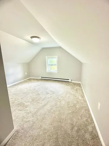 an empty room with a natural light