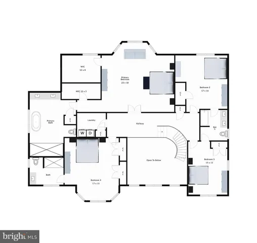 a picture of floor plan