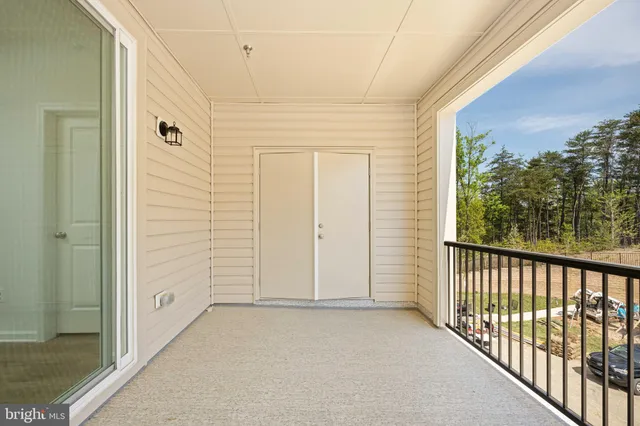 a view of a building with a street
