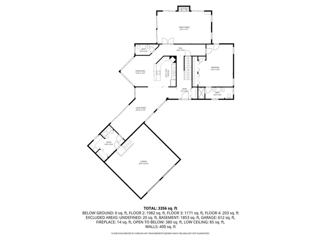 a picture of a room with a white wall and a large window