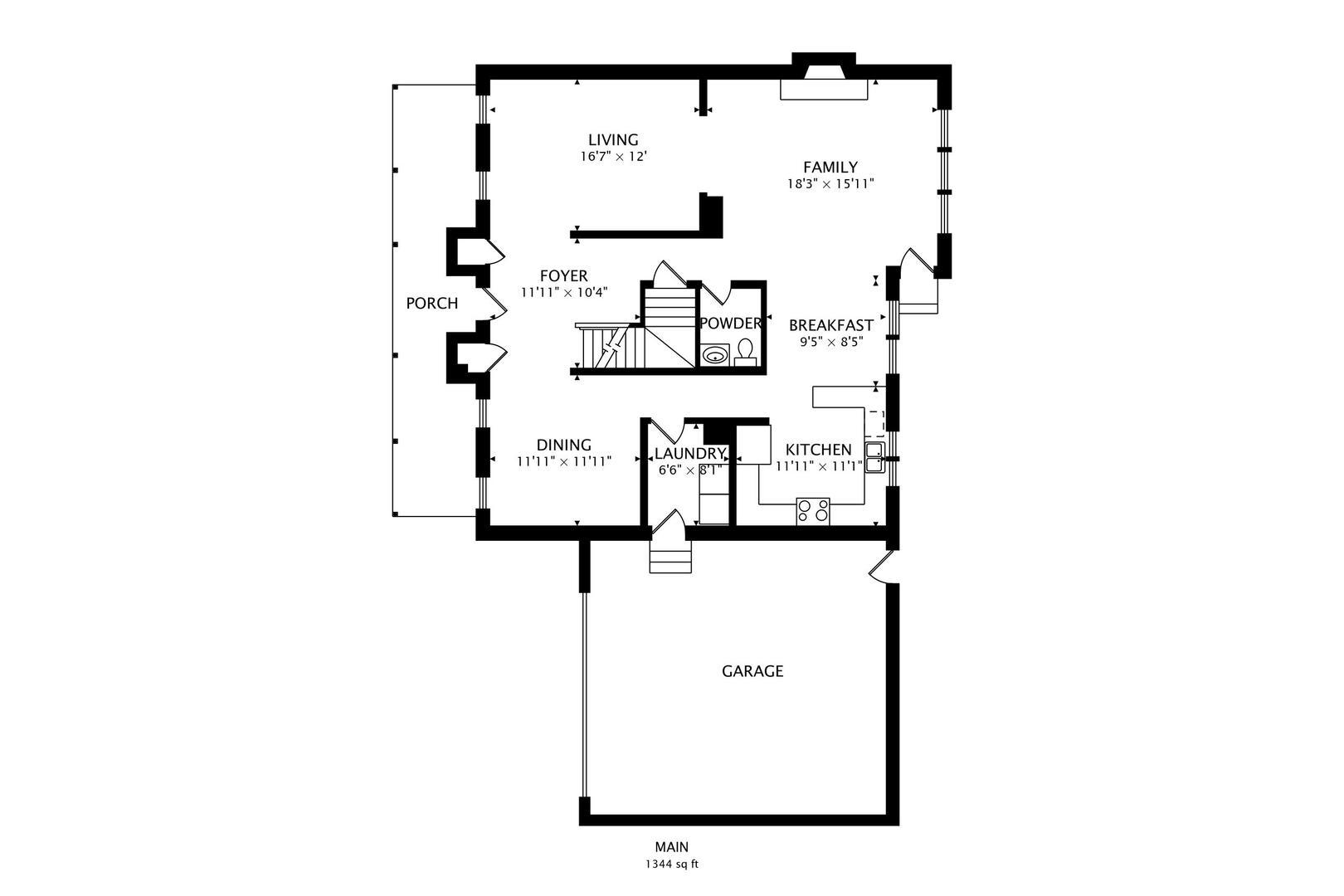 850 Tartans Drive West Dundee, IL 60118 - Photo 43 of 49 a picture of floor plan