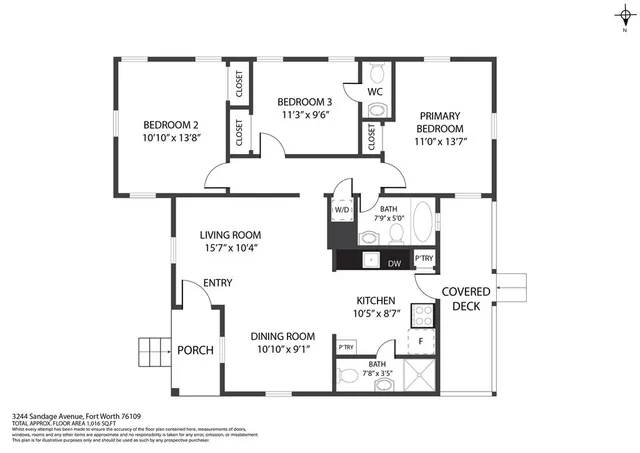 $399,900 | 3244 Sandage Avenue, Fort Worth, TX 76109