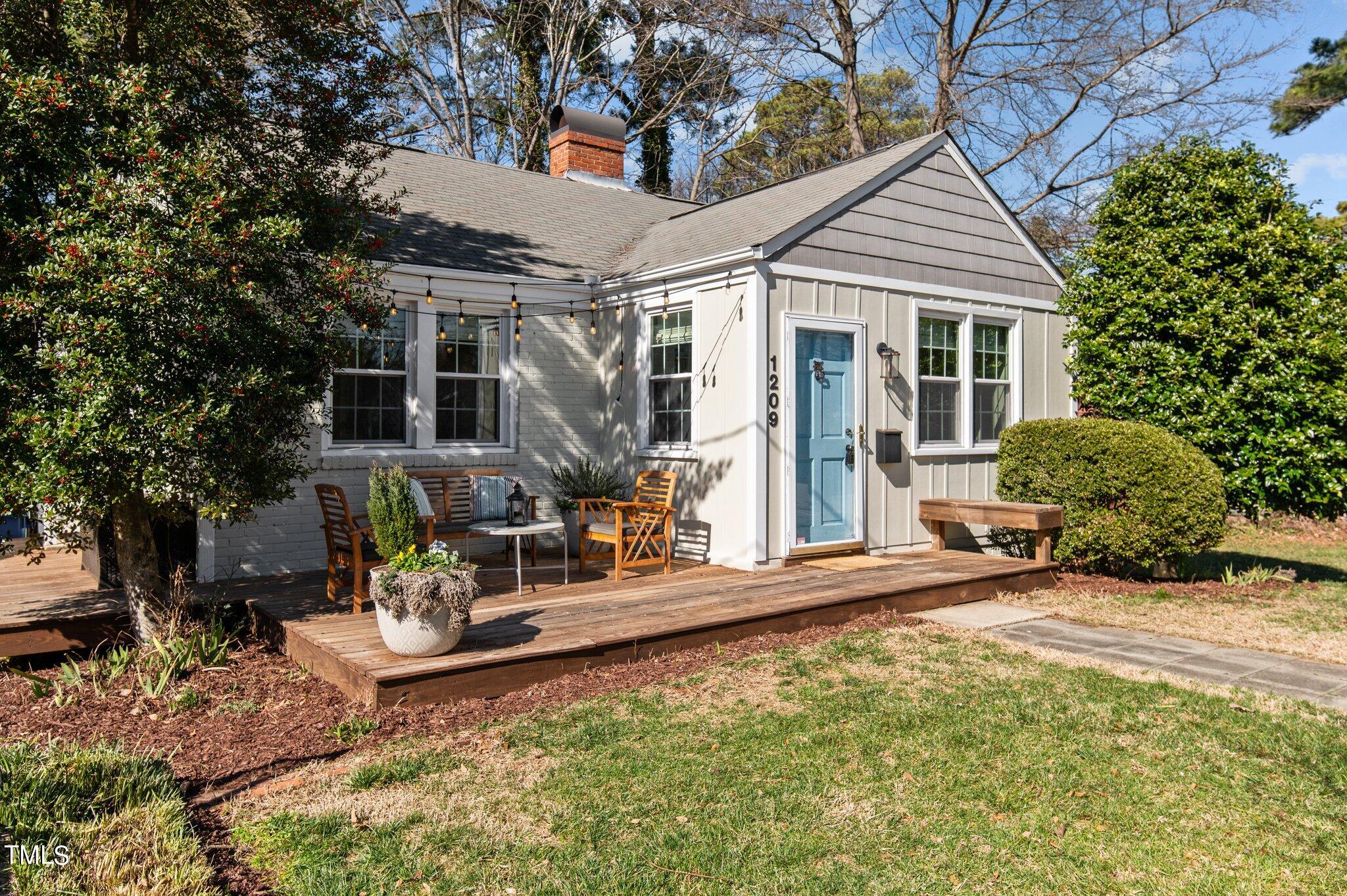 1209 Clifton Street Raleigh, NC 27604 - Photo 1 of 36 Welcome home to your own private haven in East Mordecai. Close to so many amenities and nestled on a quiet Raleigh street outside downtown, this home beckons you in.