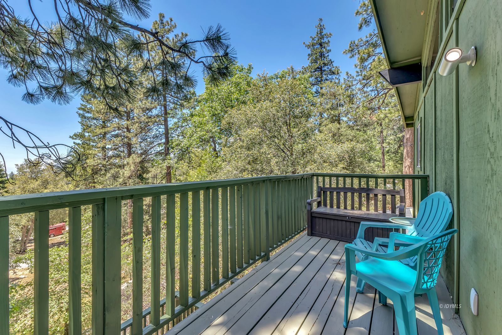 25595 Glen Road Idyllwild, CA 92549 - Photo 30 of 51 a view of a balcony with chairs