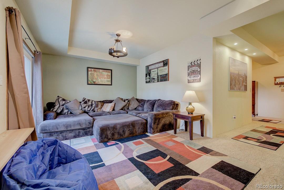 25 Buggy Whip Road Bailey, CO 80421 - Photo 11 of 40 a living room with lots of furniture and rug