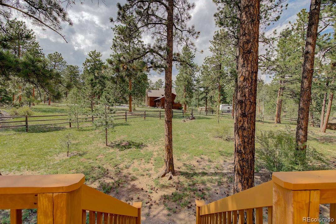 25 Buggy Whip Road Bailey, CO 80421 - Photo 36 of 40 a view of a lake with a yard