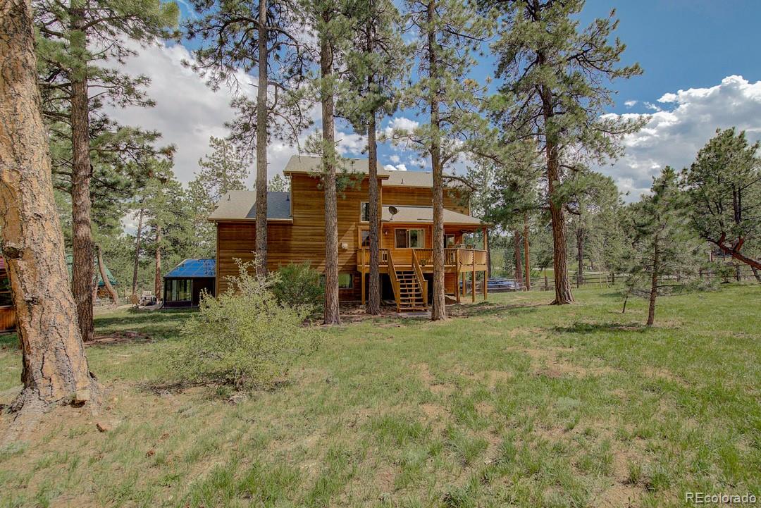 25 Buggy Whip Road Bailey, CO 80421 - Photo 39 of 40 a view of a big yard with large trees