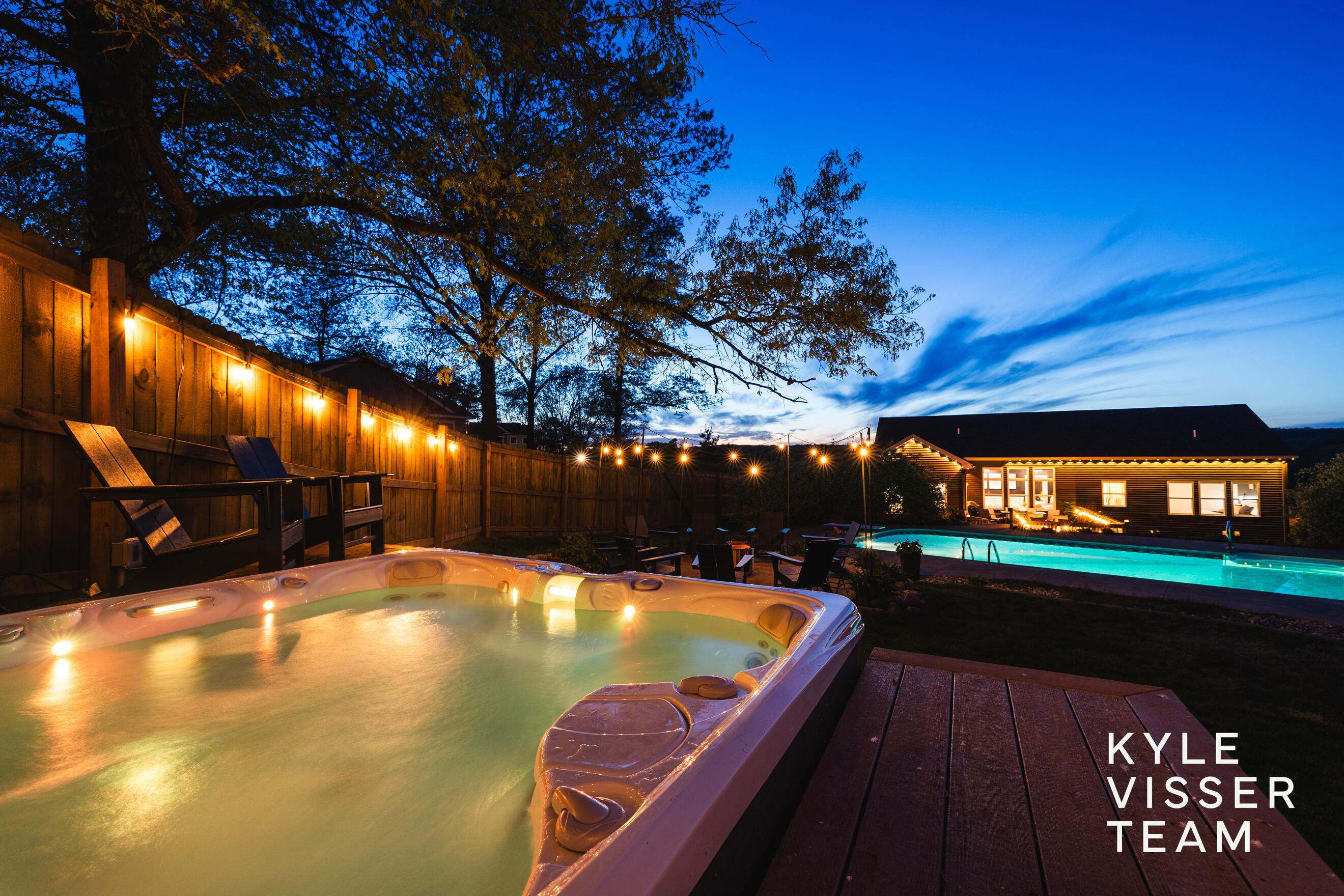 4069 Amazon Drive Lowell, MI 49331 - Photo 57 of 64 Hot Tub with Sunset Views