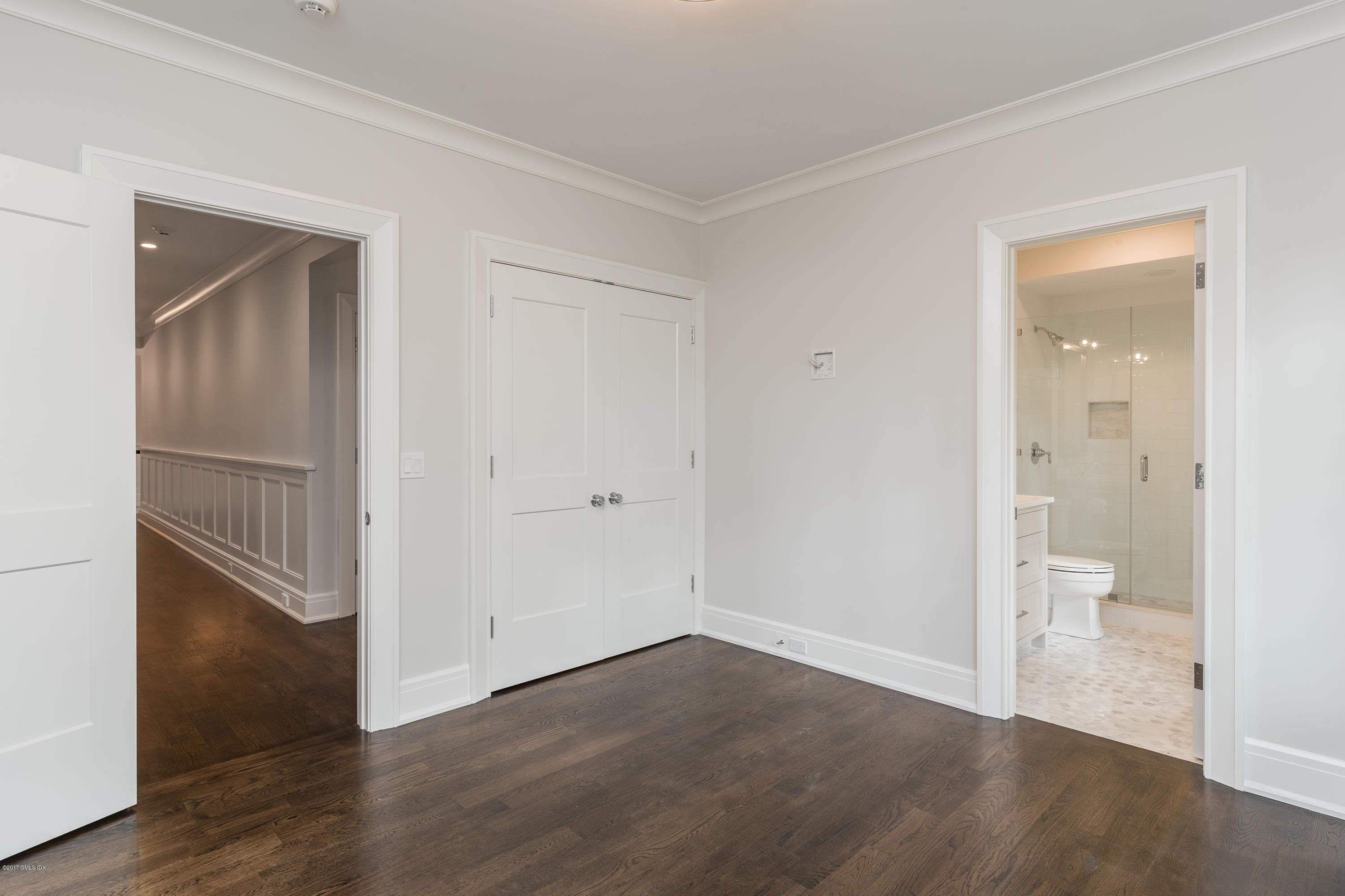 9 Shaw Place Riverside, CT 06878 - Photo 34 of 39 wooden floor in an empty room