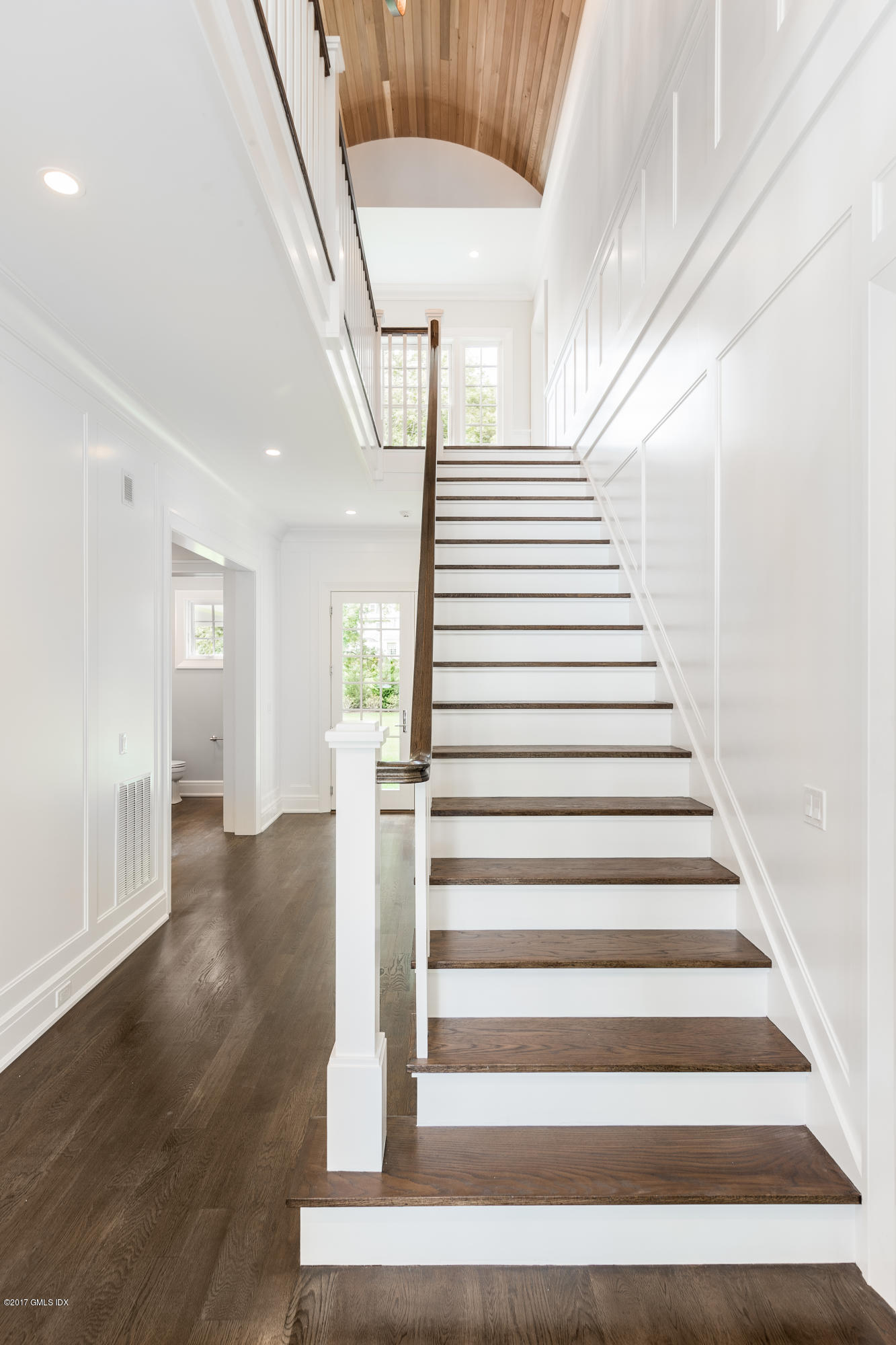 9 Shaw Place Riverside, CT 06878 - Photo 8 of 39 a view of entryway and hall with wooden floor