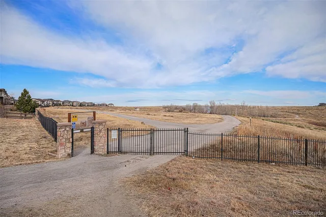 a view of outdoor space with seating area
