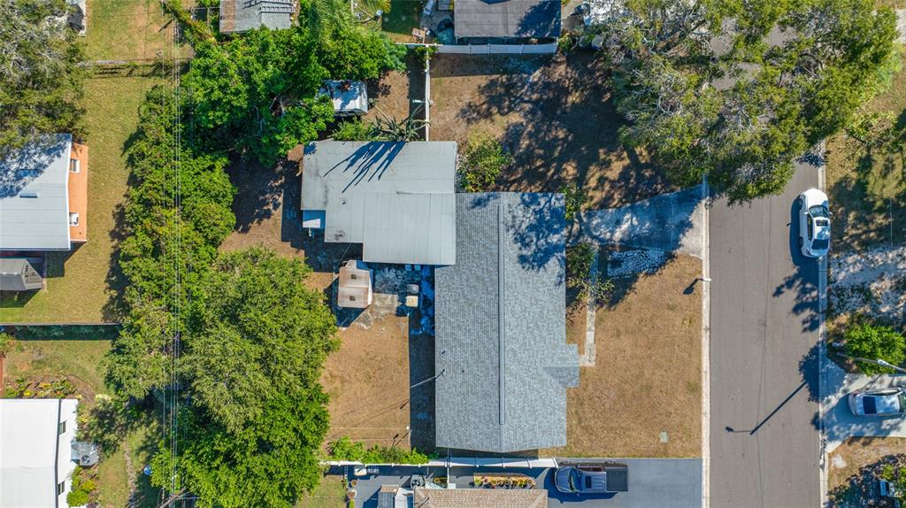 1324 Milton Street Clearwater, FL 33756 - Photo 39 of 47 an aerial view of a house with garden space and street view