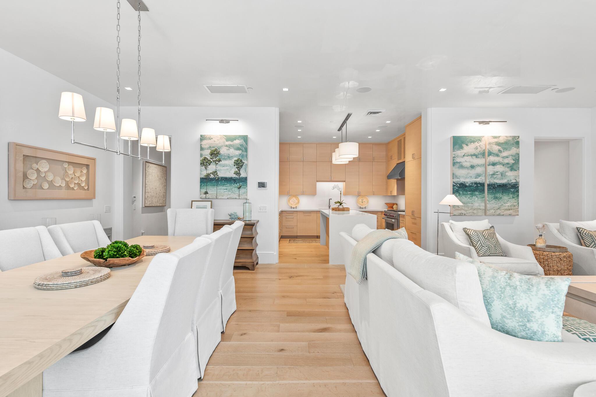 290 Sea Gardens St Inlet Beach, Unit 301 Inlet Beach, FL 32461 - Photo 17 of 43 a dining room with furniture and a large window