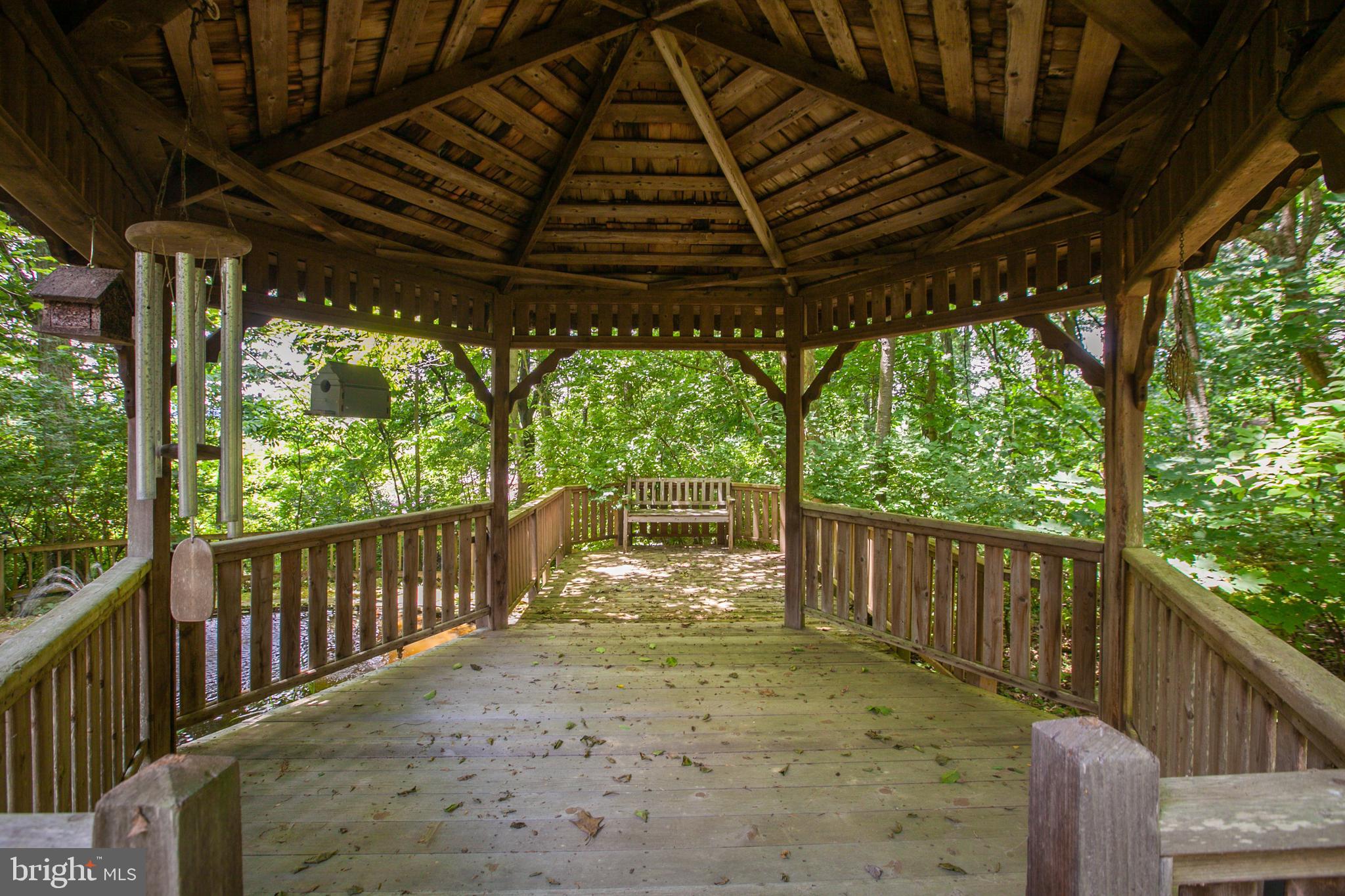 13740 John Kline Road Smithsburg, MD 21783 - Photo 37 of 77 Gazebo overlooking fish pond.