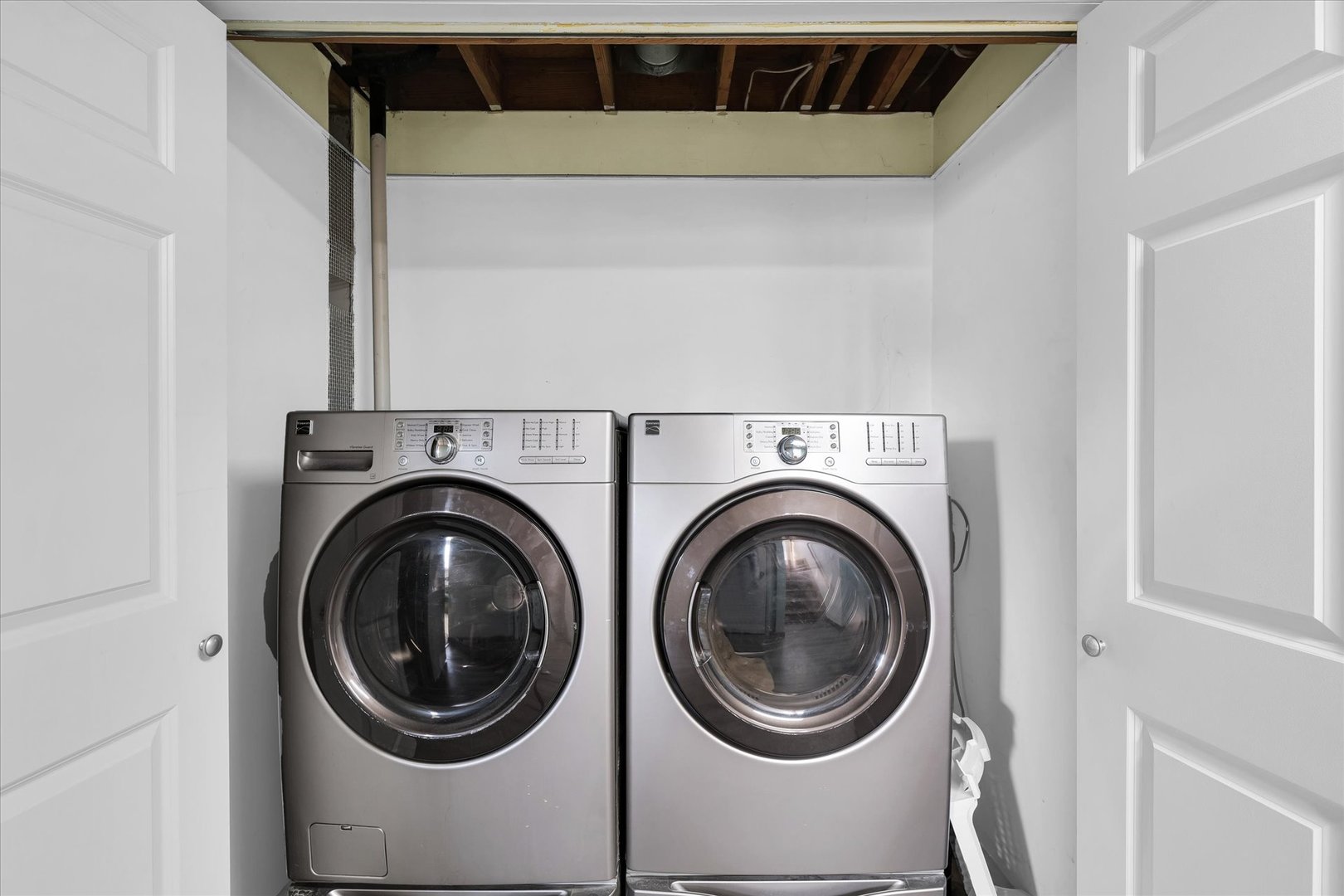 104 Grant Street Philo, IL 61864 - Photo 37 of 44 a utility room with dryer and washer