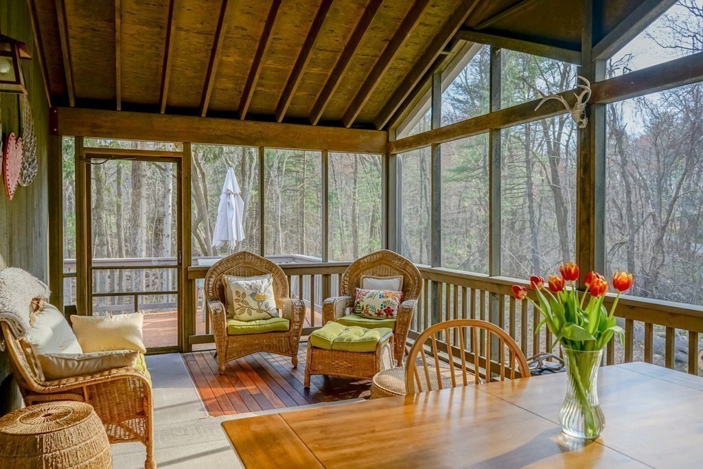 33 Sunset Road Carlisle, MA 01741 - Photo 22 of 27 a balcony with furniture and garden view