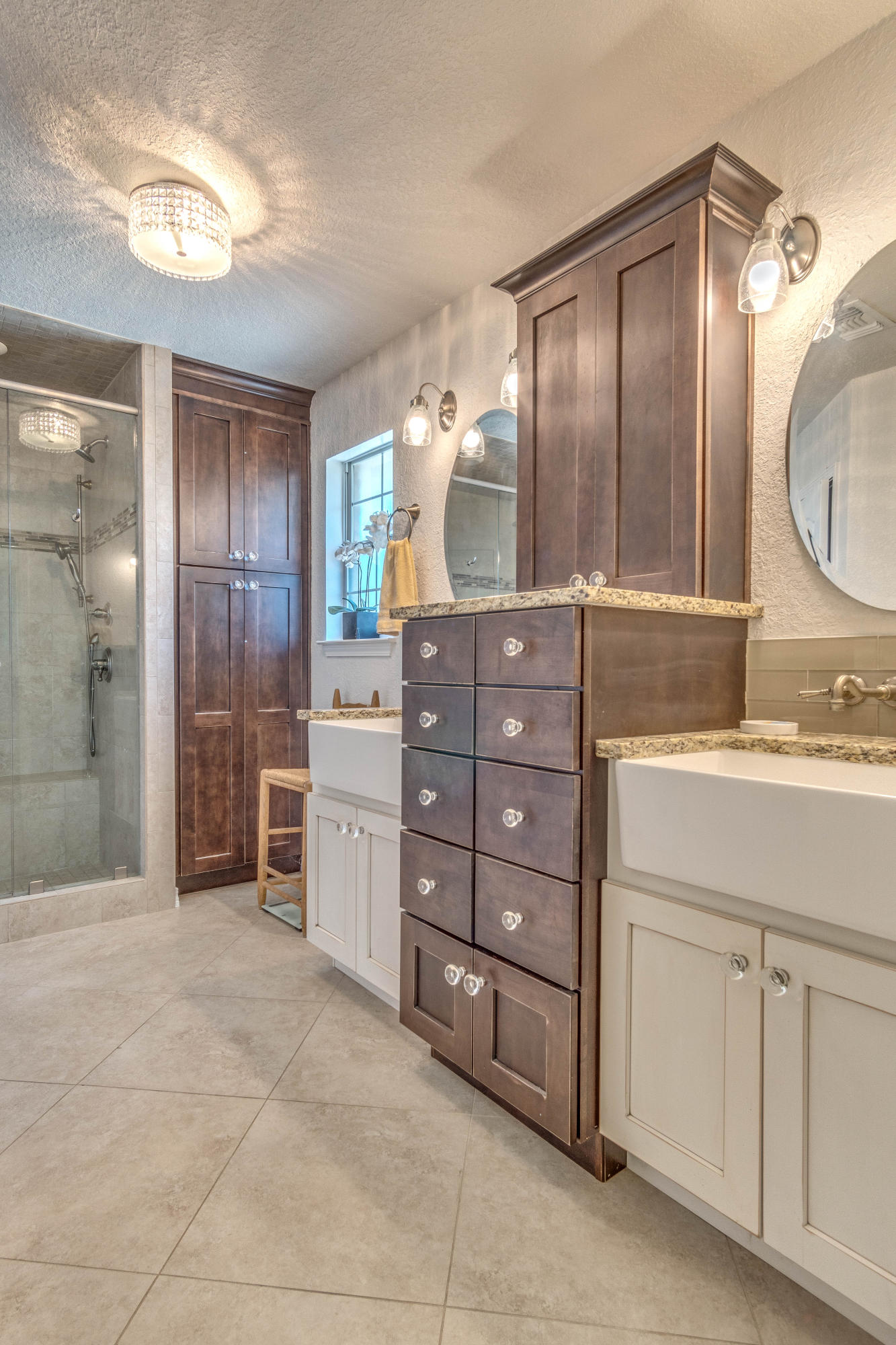 622 East Shipwreck Road Santa Rosa Beach, FL 32459 - Photo 13 of 39 a bathroom with a sink vanity and mirror