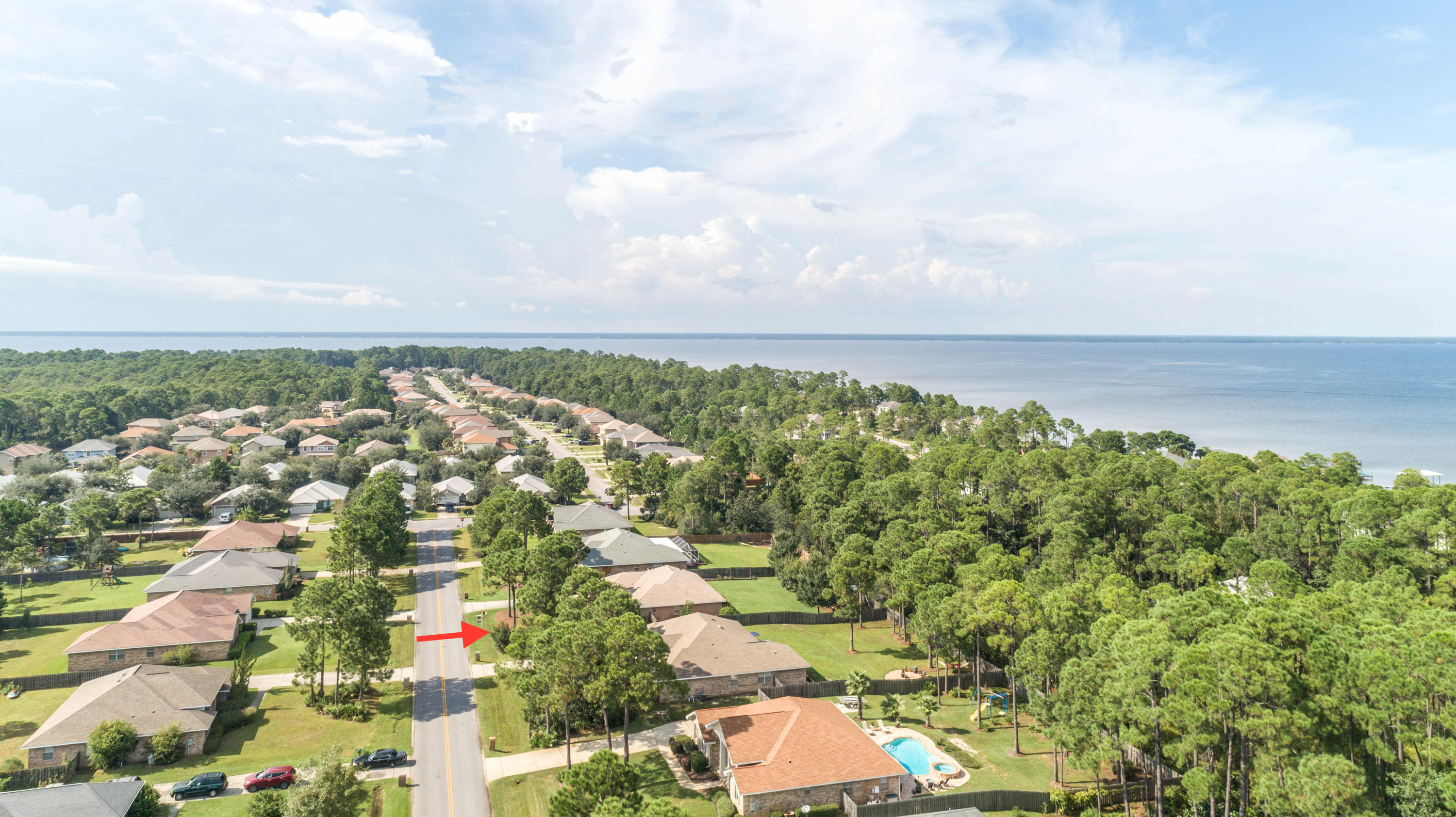 622 East Shipwreck Road Santa Rosa Beach, FL 32459 - Photo 34 of 39 an aerial view of residential houses with outdoor space