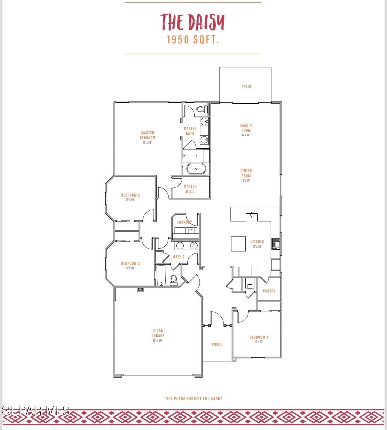 6046 Summer Ridge Sunland Park, NM 88008 - Photo 2 of 11 a picture of a rug with a white wall
