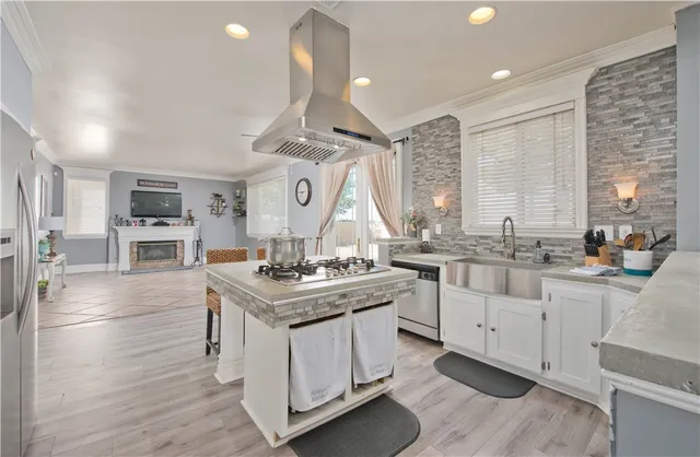a view of living room with furniture and flat screen tv