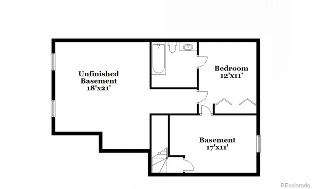 a picture of a bench in a white building