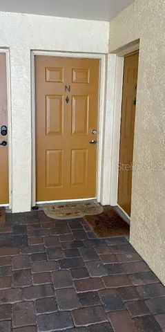 a view of front door