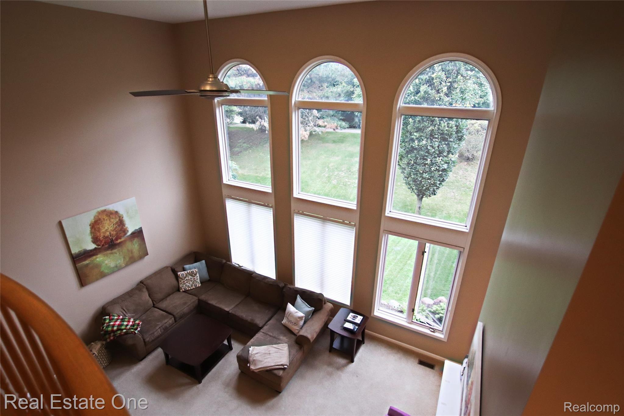 1272 Welland Drive Rochester, MI 48306 - Photo 25 of 53 View looking straight down to the family room from the bridge upstairs