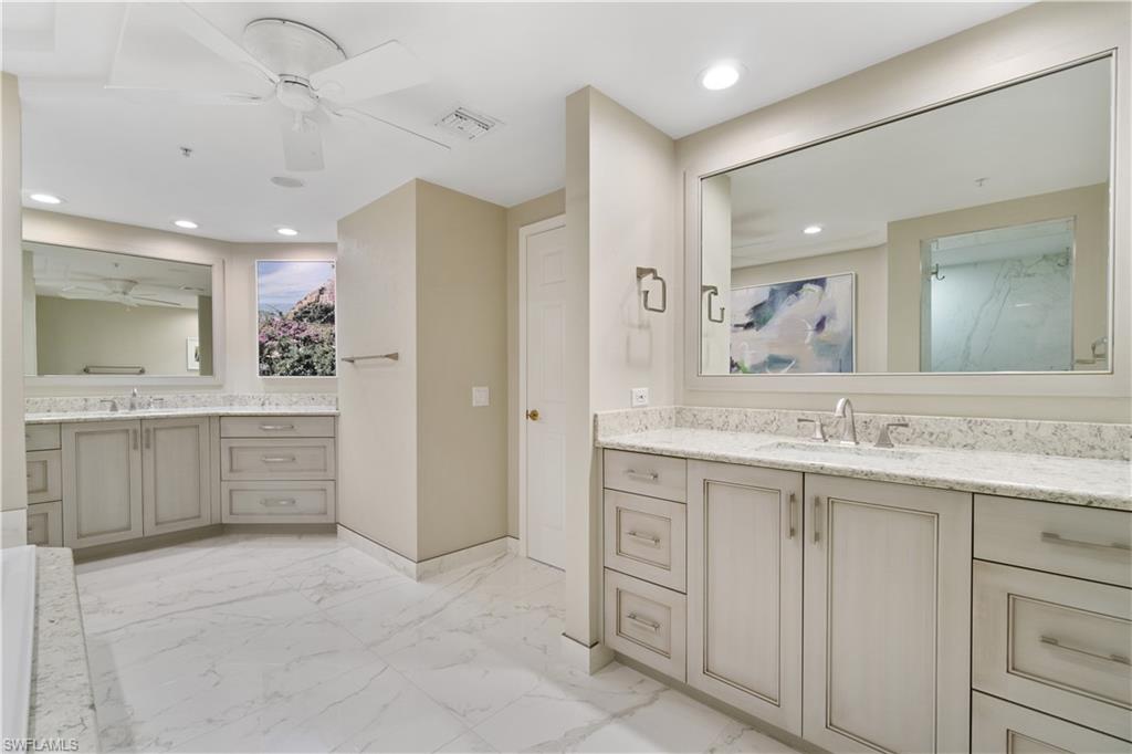 445 Dockside Drive, Unit A901 Naples, FL 34110 - Photo 24 of 41 Separate vanities is always a great idea
