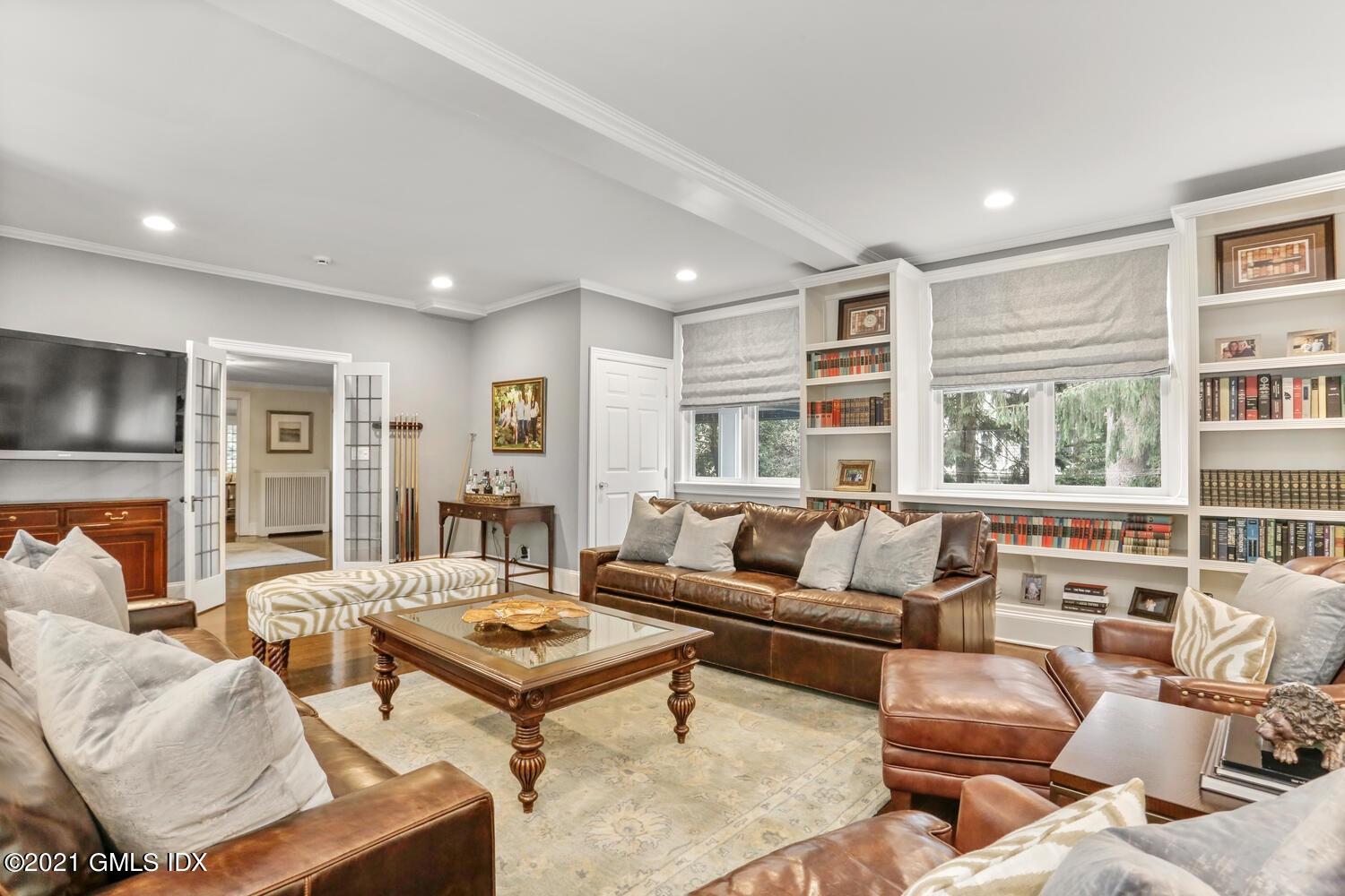53 Hillcrest Park Road Old Greenwich, CT 06870 - Photo 11 of 53 a living room with furniture and a large window